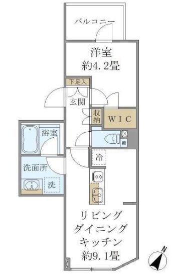 COMPOSITE高輪の物件間取画像