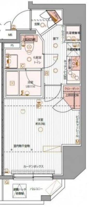 パティーナ上野の物件間取画像