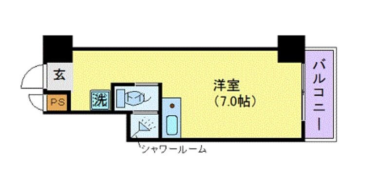 モナークマンション根岸の物件間取画像