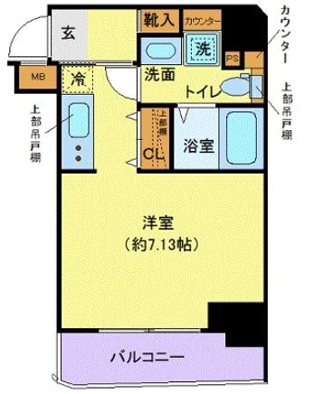 クレヴィスタ武蔵小山の物件間取画像