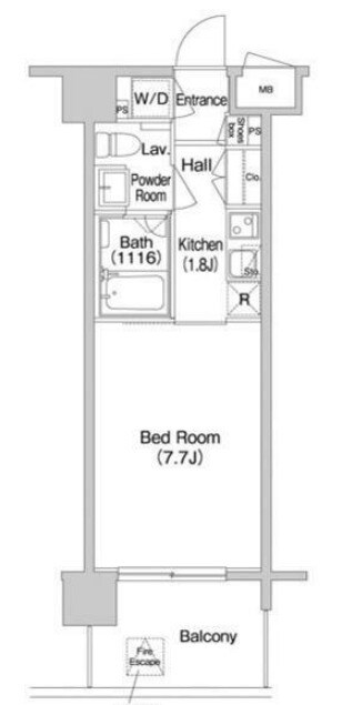 南砂町駅 徒歩12分 15階の物件間取画像