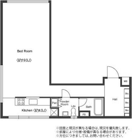 グランカーサ六本木の物件間取画像