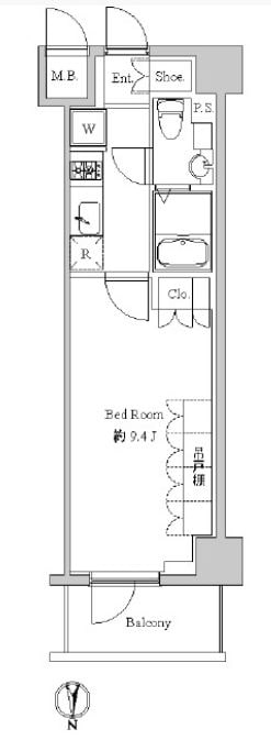 住吉駅 徒歩4分 1階の物件間取画像