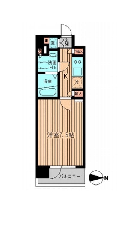 木場駅 徒歩10分 4階の物件間取画像