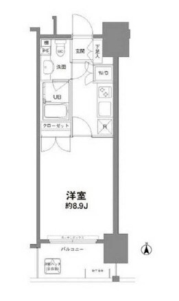 コンフォリア新宿御苑Ⅰの物件間取画像