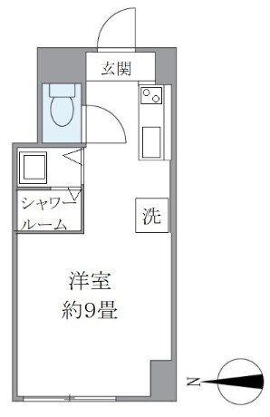 番衆エムエスビルの物件間取画像