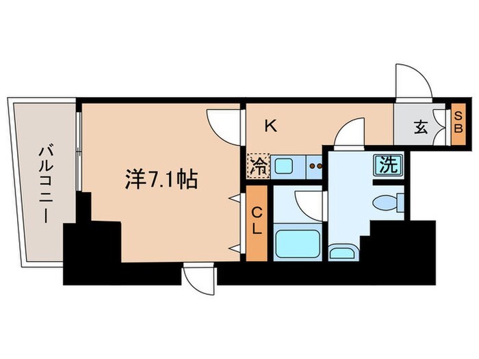 要町駅 徒歩6分 3階の物件間取画像