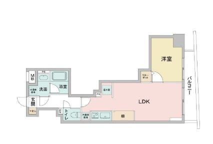 CAVANA八丁堀の物件間取画像