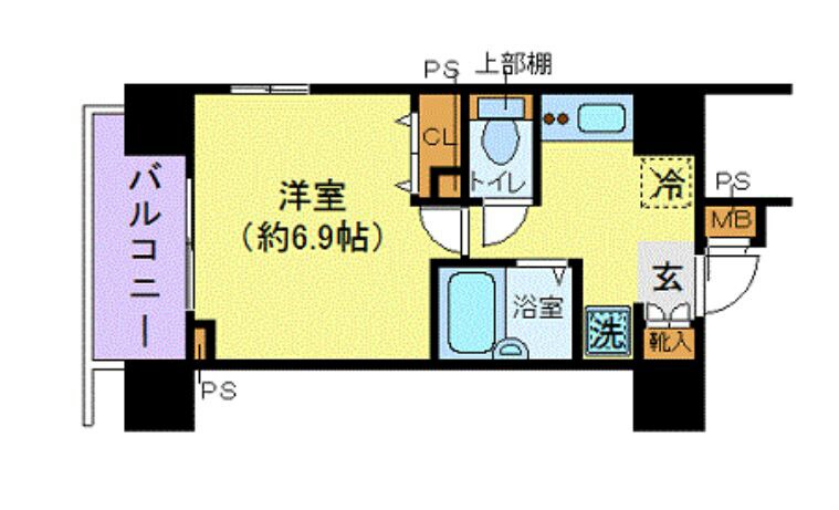 トーシンフェニックス南麻布の物件間取画像