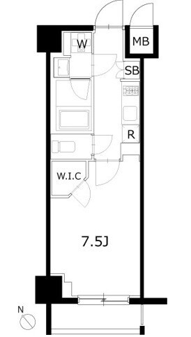 ケーディーエックスレジデンス豊洲の物件間取画像