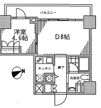 カスタリア門前仲町Ⅱの物件間取画像