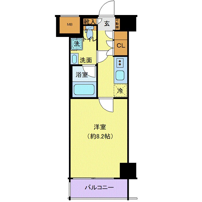 クレヴィスタ大森西の物件間取画像