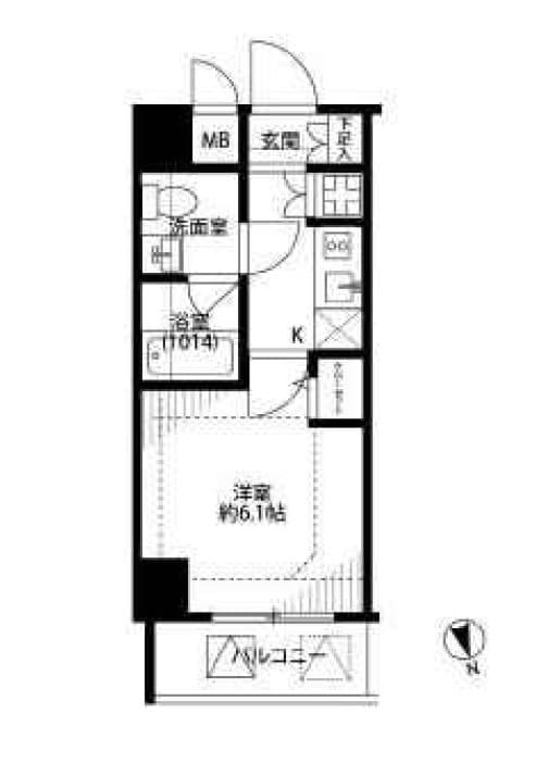 プレール・ドゥーク銀座EASTⅡの物件間取画像