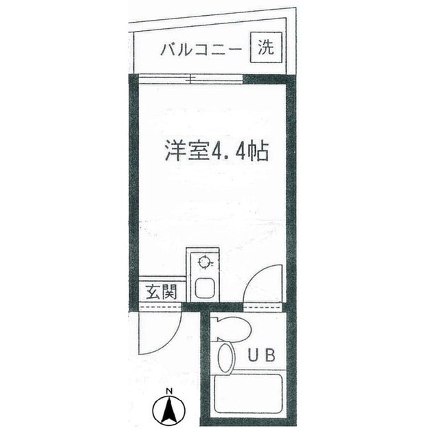 シャンテ十条仲原の物件間取画像