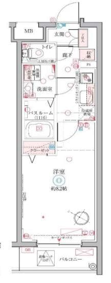 クレヴィスタ大塚の物件間取画像