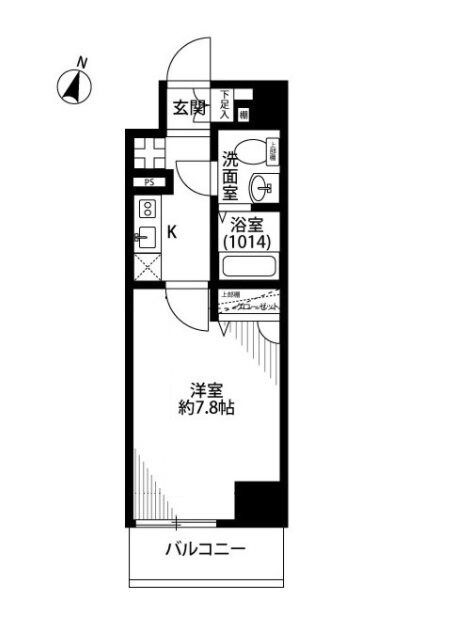 辰巳駅 徒歩9分 6階の物件間取画像