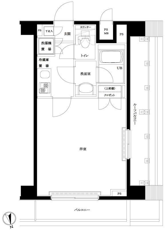 ルーブル浜田山の物件間取画像