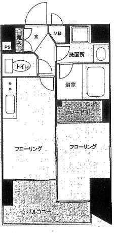 エクセルシオール渋谷の物件間取画像