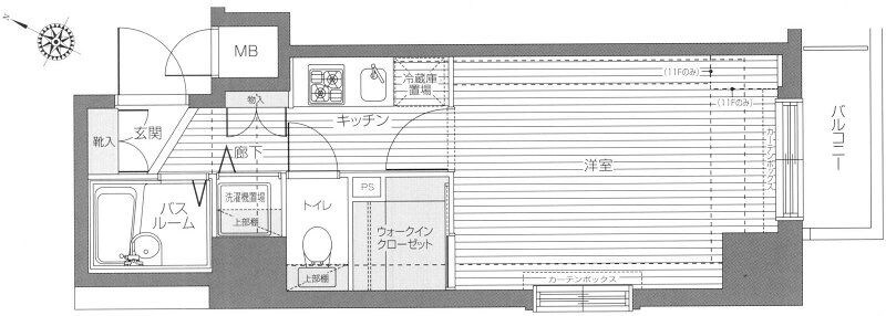 トーシンフェニックス芝浦ベイフォートの物件間取画像