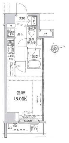 アイル東京深川の物件間取画像