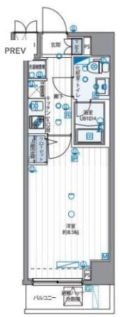 パティーナ住吉の物件間取画像