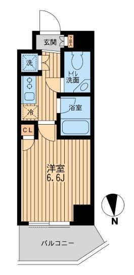 スペーシア池尻大橋の物件間取画像