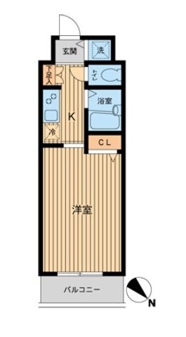 HF東神田レジデンスの物件間取画像