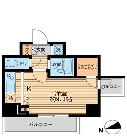 HF早稲田レジデンスⅡの物件間取画像