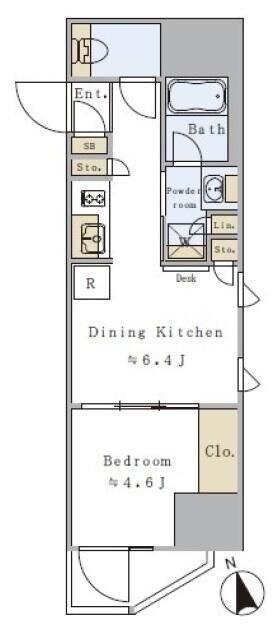 プライマル元浅草の物件間取画像
