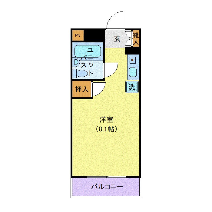 シャルム堀之内の物件間取画像