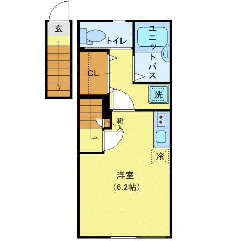 AZEST-RENT所沢の物件間取画像