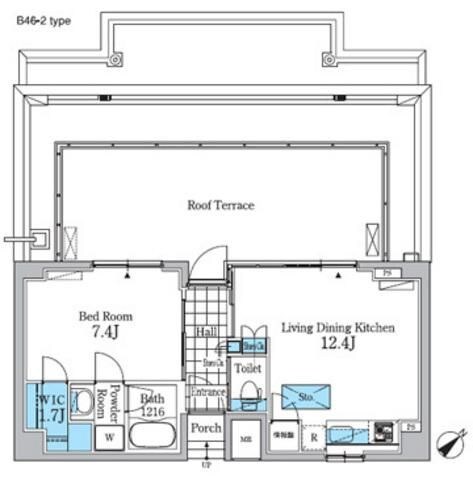 ＰＲＩＭＥ　ＵＲＢＡＮ　東中野　ＣＯＵＲＴの物件間取画像