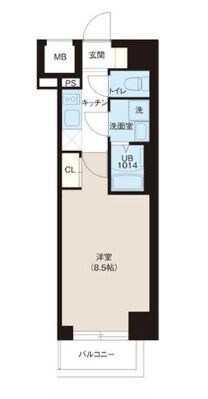 レオーネ錦糸町（墨田区緑３丁目）の物件間取画像