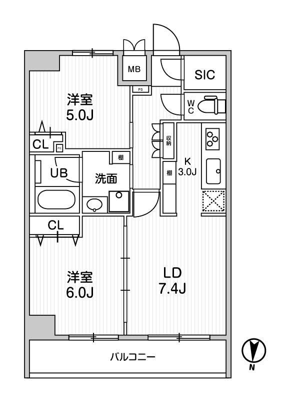 レオーネ南千住Ⅱの物件間取画像