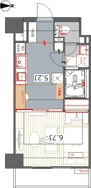 東日本橋駅 徒歩1分 6階の物件内観写真