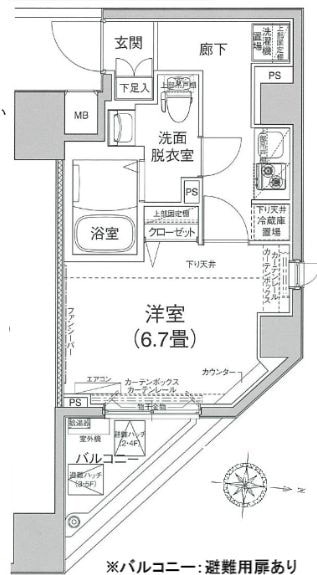 清澄白河駅 徒歩8分 1階の物件間取画像