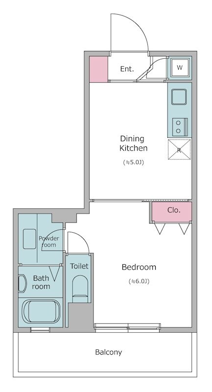 レジディア日本橋人形町の物件間取画像
