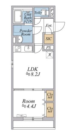 リブリ・曳舟の物件間取画像