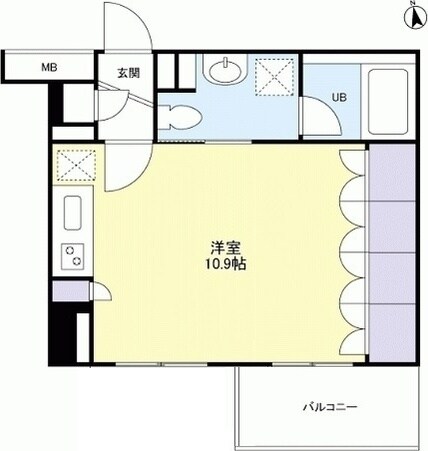 グランカーサ新宿御苑の物件間取画像