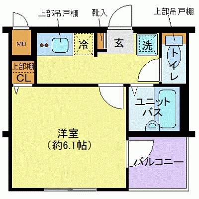 フォルトゥナ小石川の物件間取画像