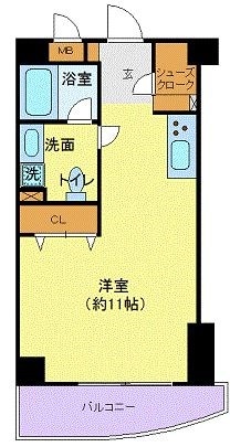 シンシア千駄木の物件間取画像