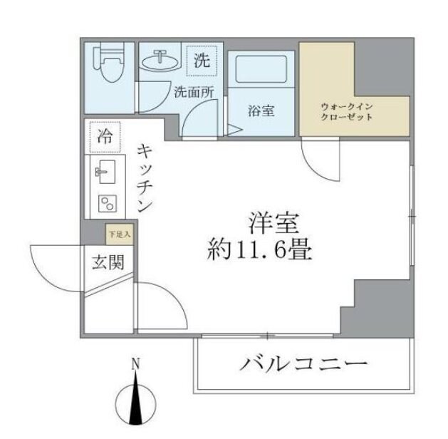 新御徒町駅 徒歩3分 4階の物件間取画像