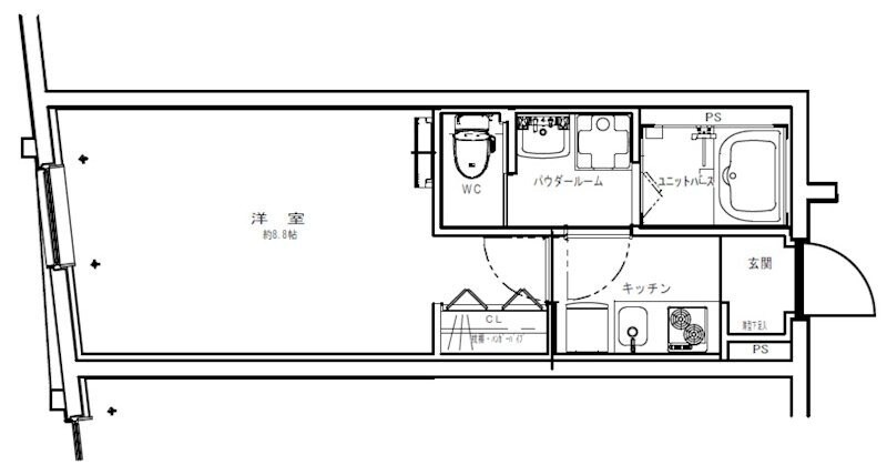 ジェノヴィア根津の物件間取画像