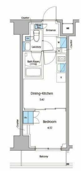 門前仲町駅 徒歩6分 2階の物件間取画像