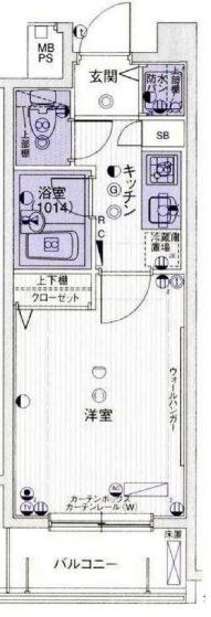 高輪台駅 徒歩7分 2階の物件間取画像