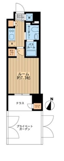 門前仲町駅 徒歩8分 1階の物件間取画像