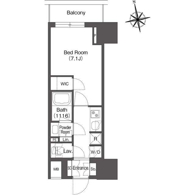 コンフォリア東上野の物件間取画像