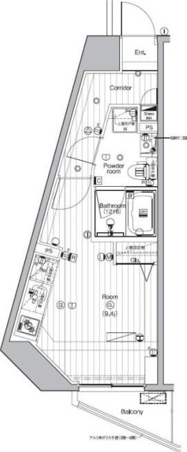 PREMIUMCUBE池袋要町の物件間取画像