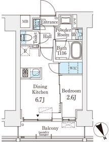 八丁堀駅 徒歩4分 9階の物件間取画像