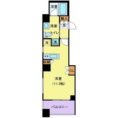 メゾンビスタ渋谷宇田川の物件間取画像